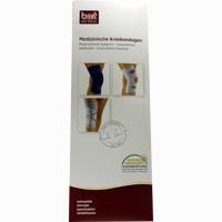 Bort Kniebandage mit Patella- Aussparung Xxl Silber 1 Stück