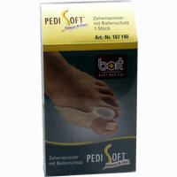 Bort Pedisoft Zehenspreizer mit Ballenschutz Transparent Bandage 1 Stück