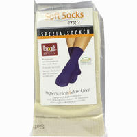 Bort Softsocks Ergo Extra- Weit Sand 38- 40 2 Stück