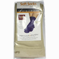 Bort Softsocks Ergo Extra- Weit Sand 41- 43 2 Stück