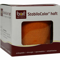 Bort Stabilocolor Haft Orange 6cm Bandage 1 Stück