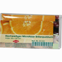 Brillenputztuch Mikrofaser 185x185mm Tücher 1 Stück