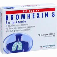 Bromhexin 8 Berlin- Chemie überzogene Tabletten 50 Stück