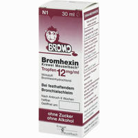 Bromhexin Krewel Meuselbach Tropfen 12mg/ml 30 ml