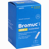 Bromuc Akut 200mg Hustenlöser Pulver in Sticks 20 Stück