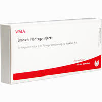 Bronchi Plantago Inject Ampullen 10 x 1 ml