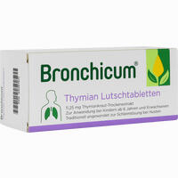 Bronchicum Thymian Lutschtabletten 50 Stück