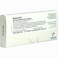 Bryonia D3 Ampullen 8 x 1 ml