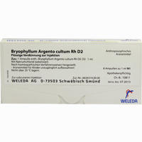 Bryophyllum Arg Cul Rh D2 Ampullen 8 x 1 ml