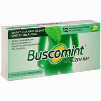 Abbildung von Buscomint bei Reizdarm 0.2ml Magensaftresistente Weichkapseln 12 Stück