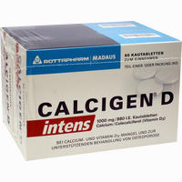 Calcigen D Intens 1000 Mg/880 I.e.kautabletten 120 Stück