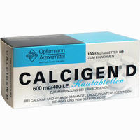 Calcigen D Kautabletten 100 Stück