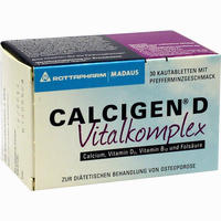 Calcigen D Vitalkomplex Kautabletten 30 Stück