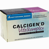 Calcigen D Vitalkomplex Kautabletten 50 Stück