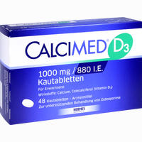 Calcimed D3 1000mg/880 I.e. Kautabletten 48 Stück