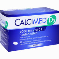 Calcimed D3 1000mg/880 I.e. Kautabletten 96 Stück