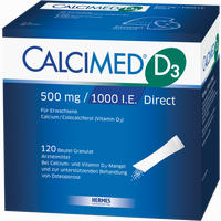 Calcimed D3 500 Mg 1000 I.e. Direct Granulat 120 Stück