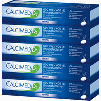 Calcimed D3 600mg/400 I.e. Brausetabletten 100 Stück