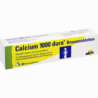 Calcium 1000 Dura Brausetabletten 20 Stück