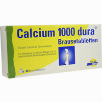 Calcium 1000 Dura Brausetabletten 40 Stück