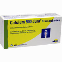 Calcium 500 Dura Brausetabletten 40 Stück
