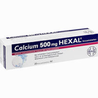 Abbildung von Calcium 500 Hexal Brausetabletten 20 Stück
