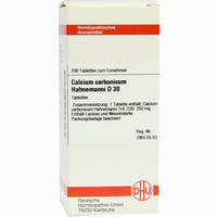 Calcium Carb Hahnemanni D30 Tabletten 200 Stück