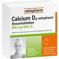 Calcium D3- Ratiopharm Brausetabletten 100 Stück