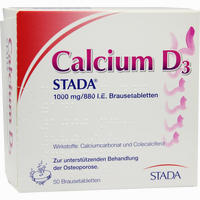 Calcium D3 Stada 1000mg/880 I.e. Brausetabletten 50 Stück