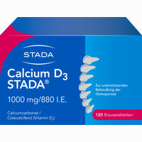Calcium D3 Stada 1000mg/880 I.e. Brausetabletten 120 Stück