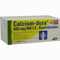 Calcium- Dura Vit D3 600mg/400 I.e. Kautabletten 120 Stück