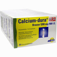 Calcium- Dura Vit D3 Brause 1200mg/800i.e. Brausetabletten 120 Stück