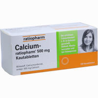 Calcium- Ratiopharm 500 Mg Kautabletten 100 Stück