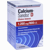 Calcium- Sandoz D Osteo Intens 1200mg 800 I.e. Bta Brausetabletten 40 Stück