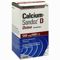 Calcium- Sandoz D Osteo Kautabletten 120 Stück