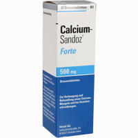 Calcium Sandoz Forte 500mg Brausetabletten 20 Stück