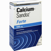 Calcium Sandoz Forte Brausetabletten 2 x 20 Stück