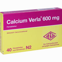 Calcium Verla 600mg Filmtabletten 40 Stück