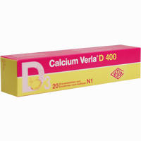 Calcium Verla D 400 Brausetabletten 20 Stück