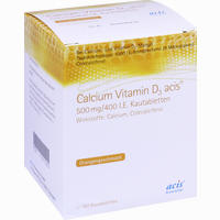 Calcium Vitamin D3 Acis 500mg/400 I.e. Kautablette Kautabletten 100 Stück