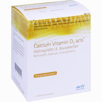 Calcium Vitamin D3 Acis 500mg/400 I.e. Kautablette Kautabletten 120 Stück