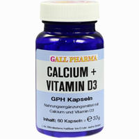Calcium + Vitamin D3 Gph Kapseln 60 Stück