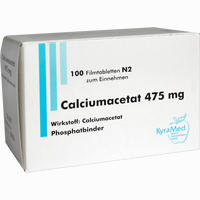 Calciumacetat 475mg Filmtabletten 100 Stück