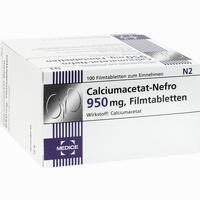 Calciumacetat- Nefro 950mg Filmtabletten 100 Stück
