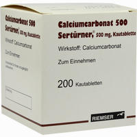 Calciumcarbonat 500 Kautabletten 200 Stück