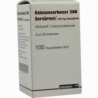 Calciumcarbonat 500 Sertürner Kautabletten 100 Stück
