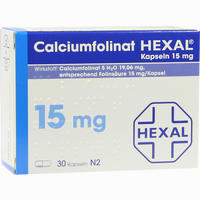 Calciumfolinat 15mg Hexal Kapseln 30 Stück