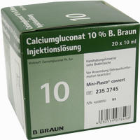 Calciumgluconat 10% Mpc Injektionslösung 20 x 10 ml