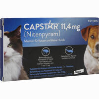 Capstar 11.4mg für Katzen und Kleine Hunde Tabletten 6 Stück