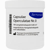Capsulae Operculatae Nr. 0 0,68 Kapseln 100 Stück